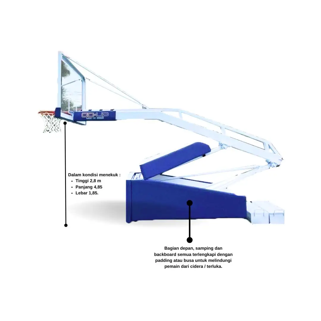 Ring Basket Portable Go-Up Pro Hidrolik Manual (Pegas)