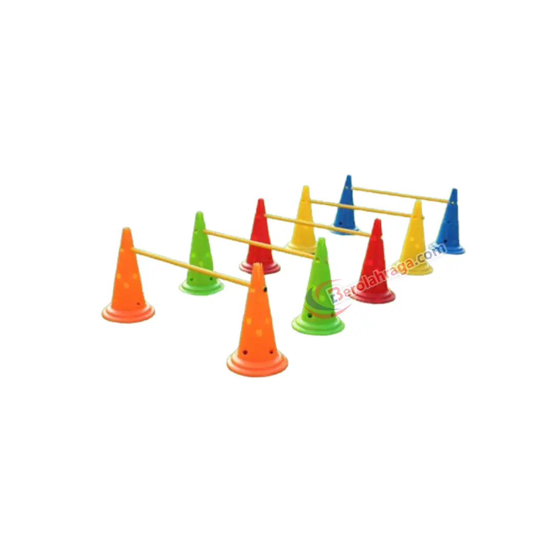 Cone 3in1 50cm Stik 150cm 1 Set Isi 6 pcs